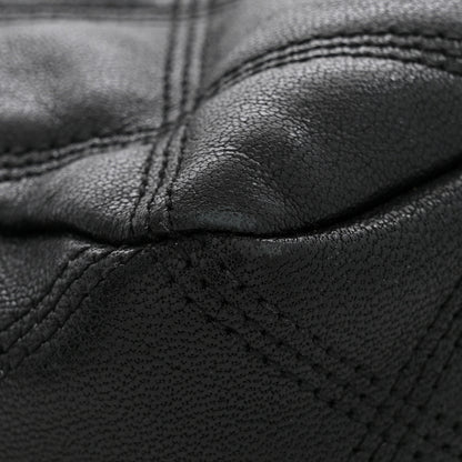 Saint Laurent Grained Lambskin Quilted Mini Becky Double Zip Bag Black 11 of 11
