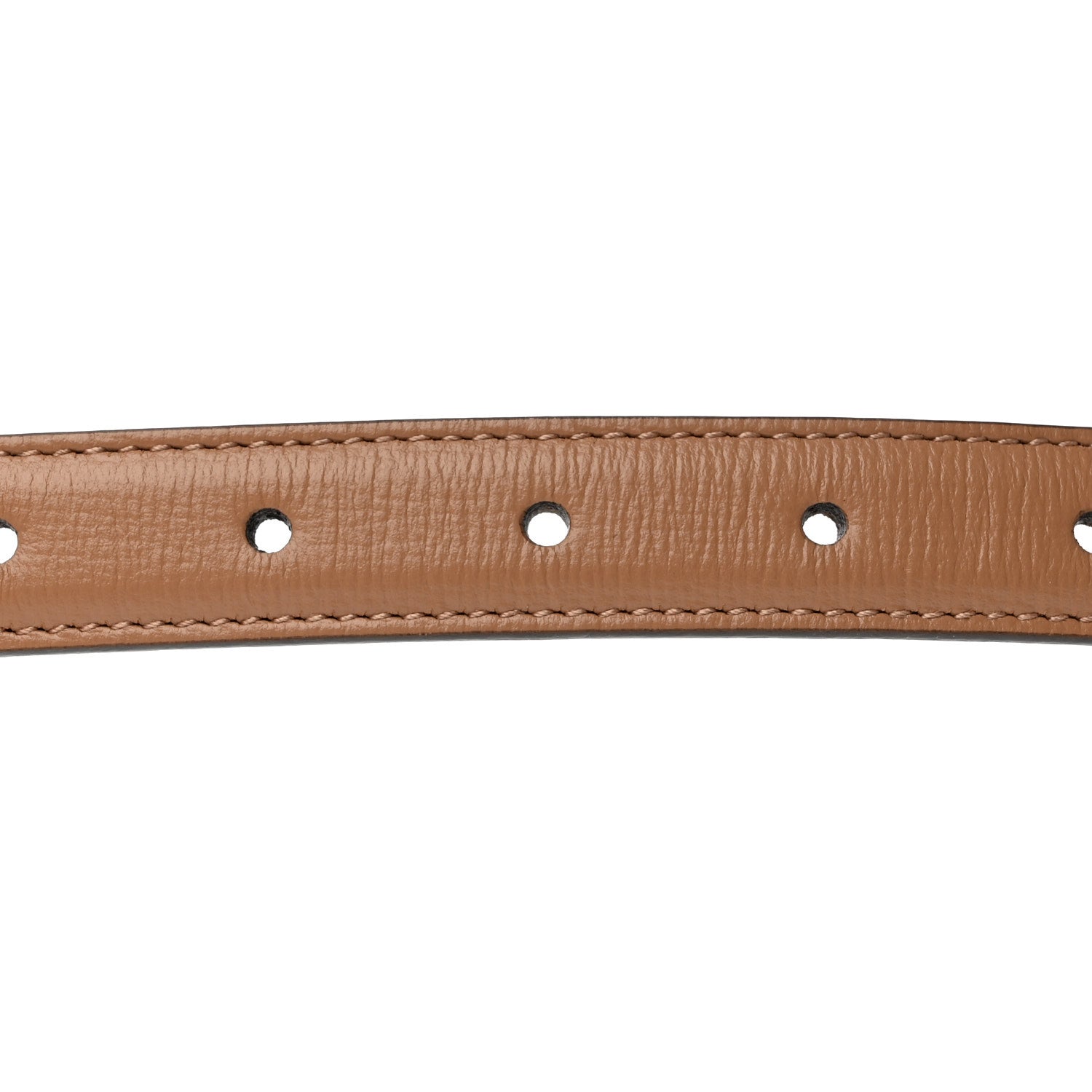 Gucci Azalea Calfskin Enamel Monochrome Double G 20mm Belt 80 32 Camelia 4 of 5