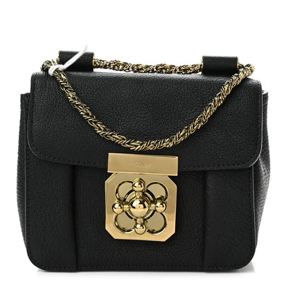 Chloe Goatskin Small Elsie Shoulder Bag Black 1 of 11