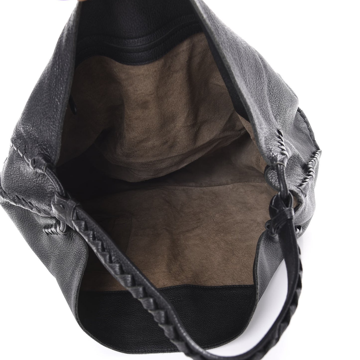 Cervo Deerskin Hobo Black