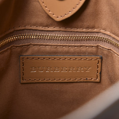 Burberry Haymarket Check Small Northfield Tote Mid Camel 9 of 11