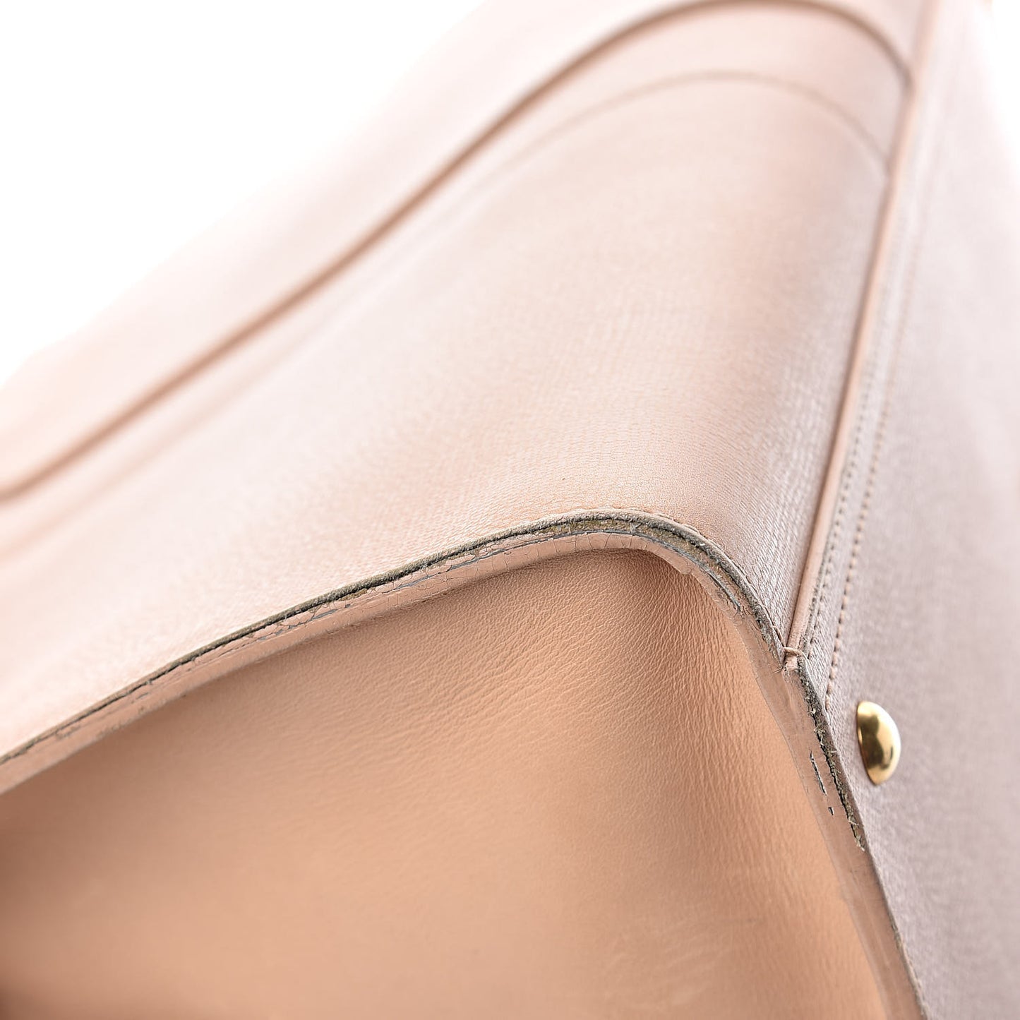 Textured Calfskin Large Cabas ChYc Beige