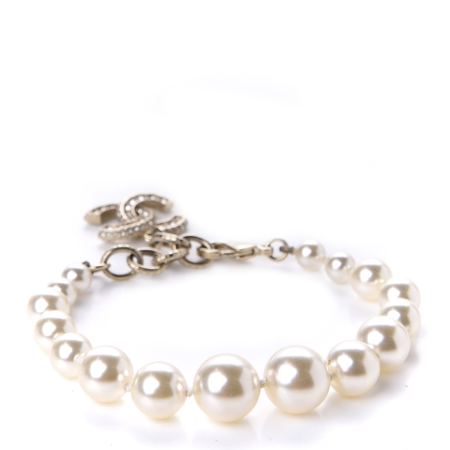 Chanel Pearl CC Bracelet Gold 3 of 5