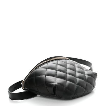 Chanel Calfskin Quilted Waist Belt Bag Black 4 of 10
