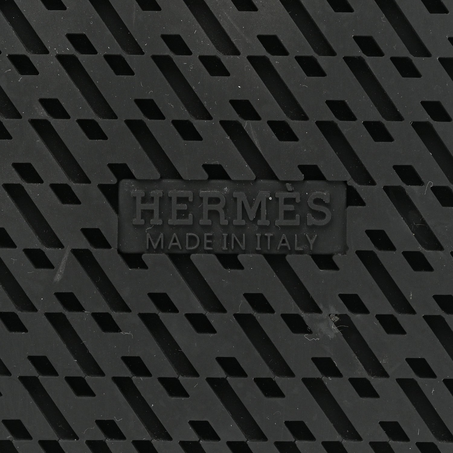Hermes Calfskin Mens Genius Sandals 42.5 Black 6 of 10
