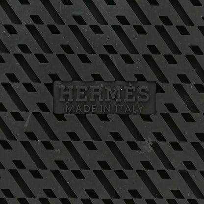 Hermes Calfskin Mens Genius Sandals 42.5 Black 6 of 10