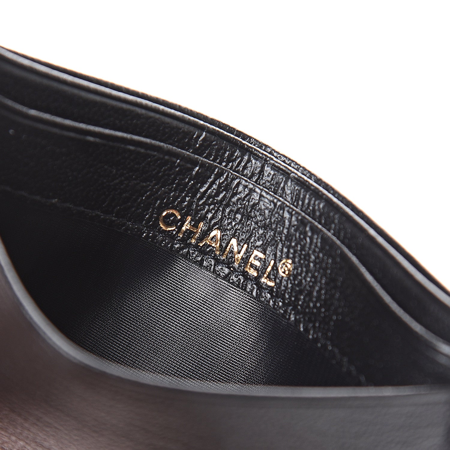 Chanel Goatskin CC Card Holder Black 7 of 7