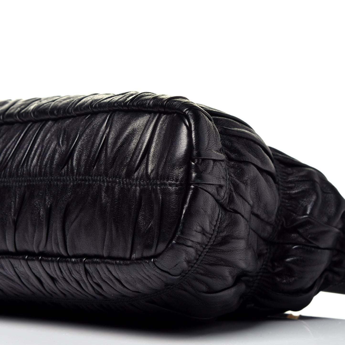 Nappa Gaufre Clutch Black