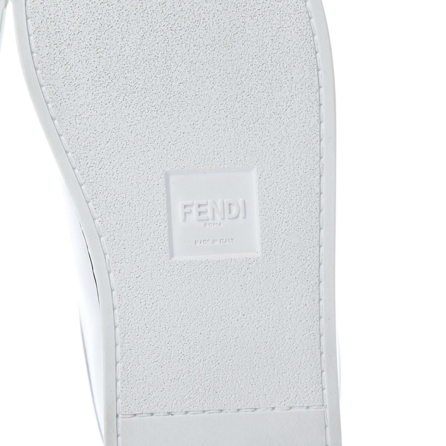 Fendi X JOSHUA VIDES Nappa Rockoclick Slip On Sneakers 40 Snow White Black 6 of 9