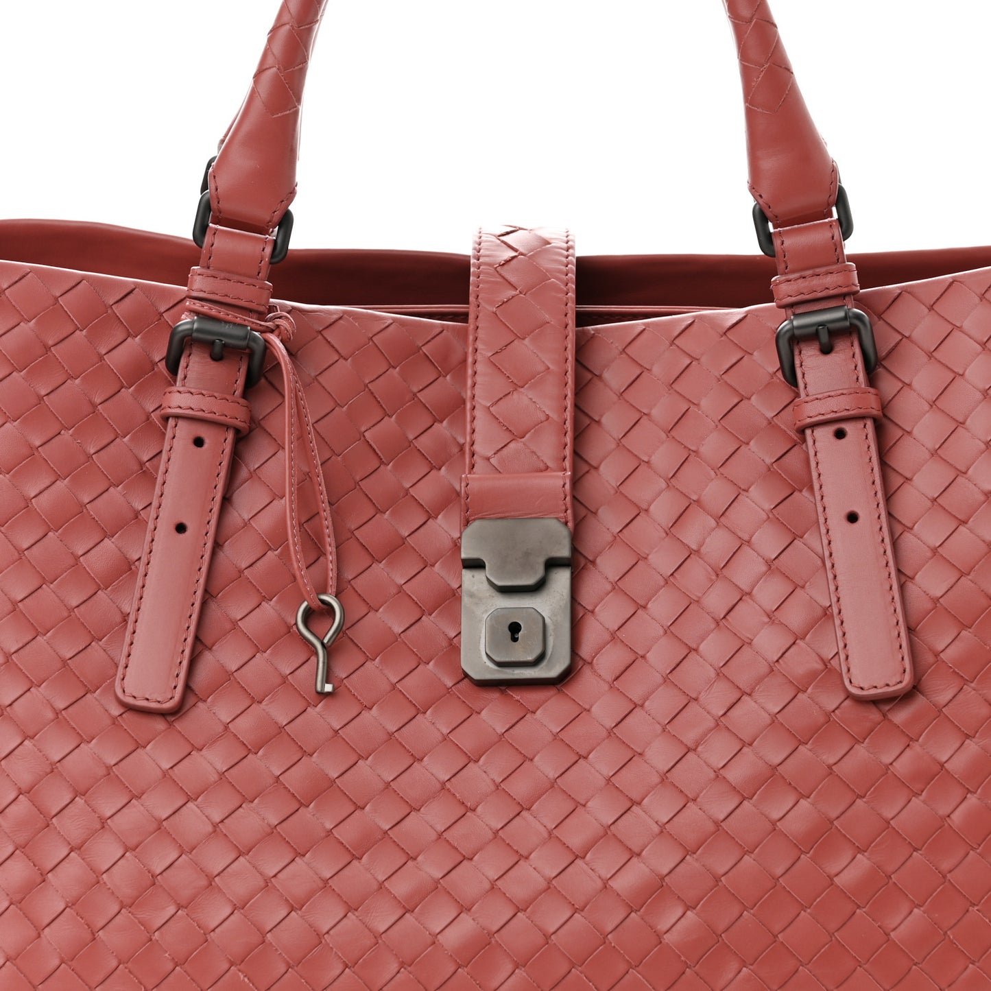 Light Calf Intrecciato Medium Roma Pompei