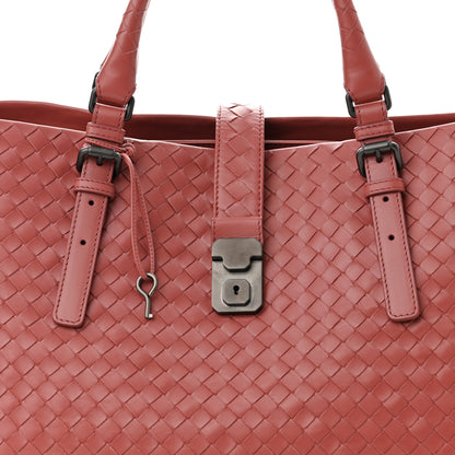 Bottega Veneta Light Calf Intrecciato Medium Roma Pompei 9 of 11
