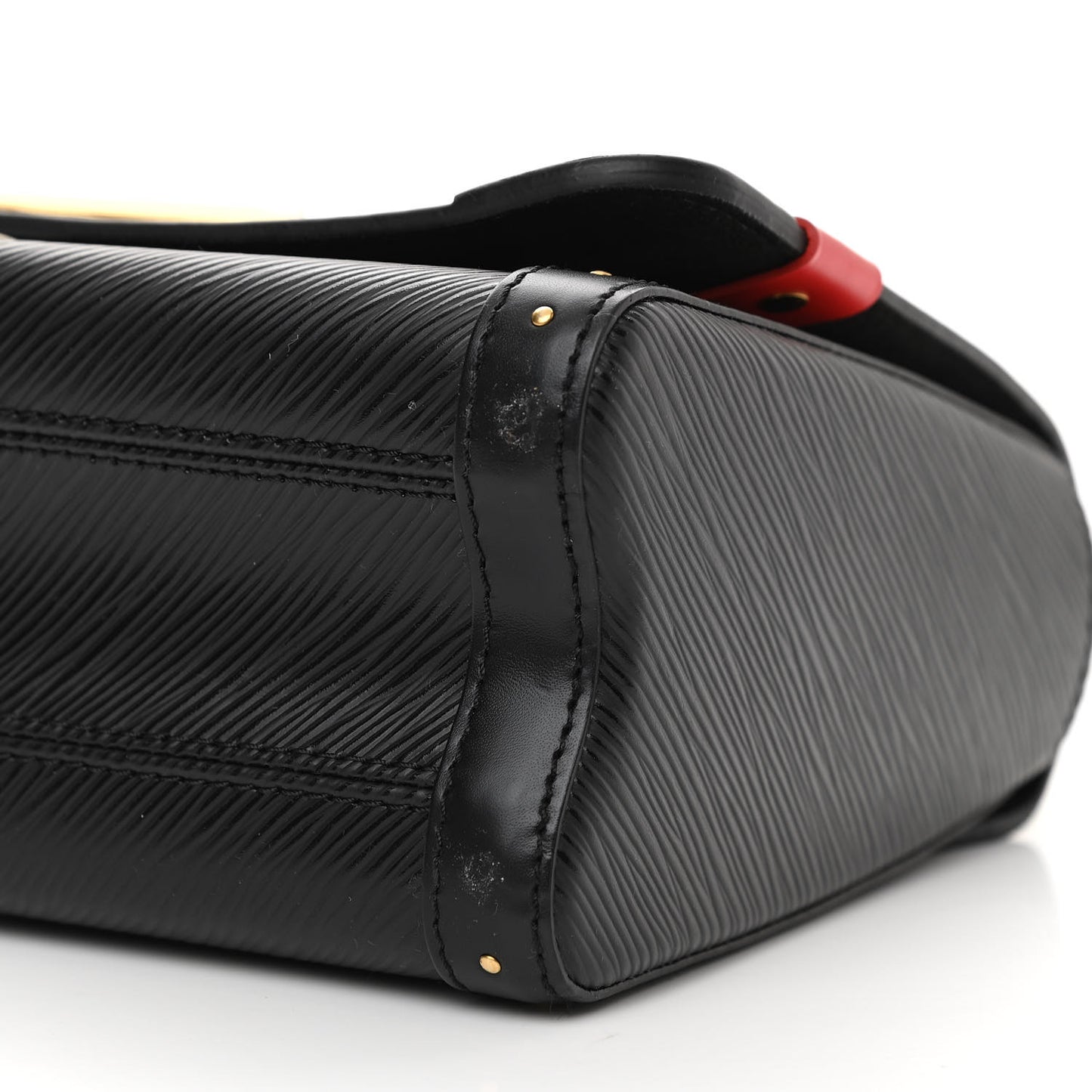 Epi Monogram Complice Trunks and Bags Twist Shoulder Bag MM Black