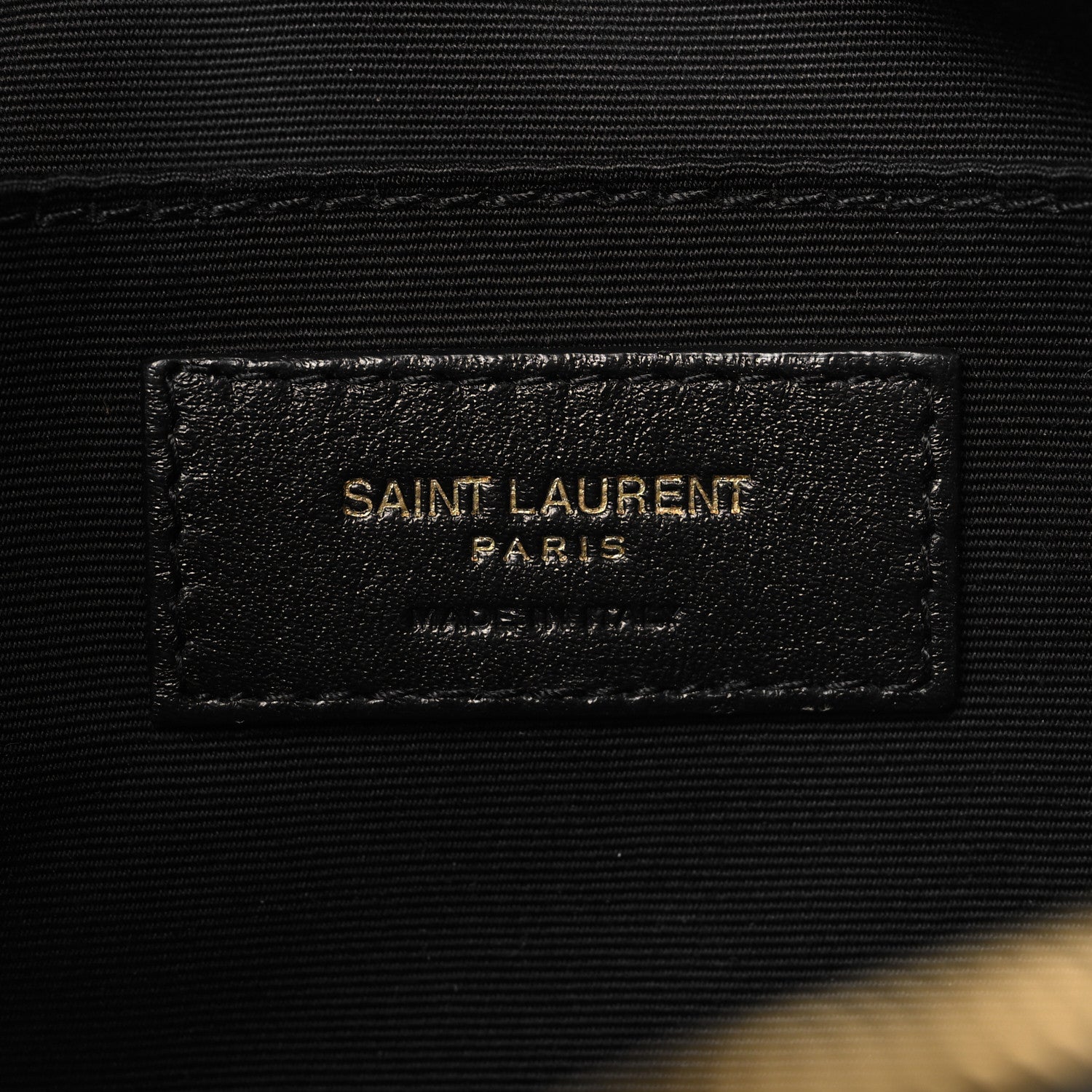 Saint Laurent Calfskin Matelasse Monogram Lou Camera Bag Black 6 of 10