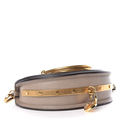 Chloe Calfskin Small Nile Bracelet Minaudiere Bag Motty Grey 4 of 15