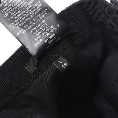Gucci Monogram Web Baseball Hat L Black 6 of 6