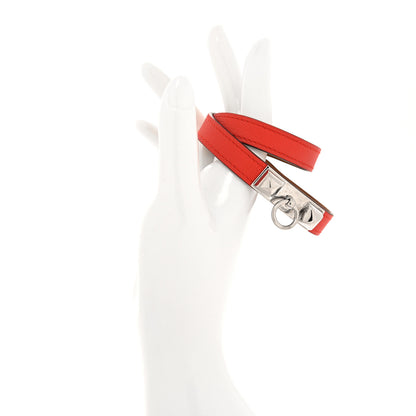 Hermes Evercolor Rivale Double Tour Bracelet M Capucine 2 of 6