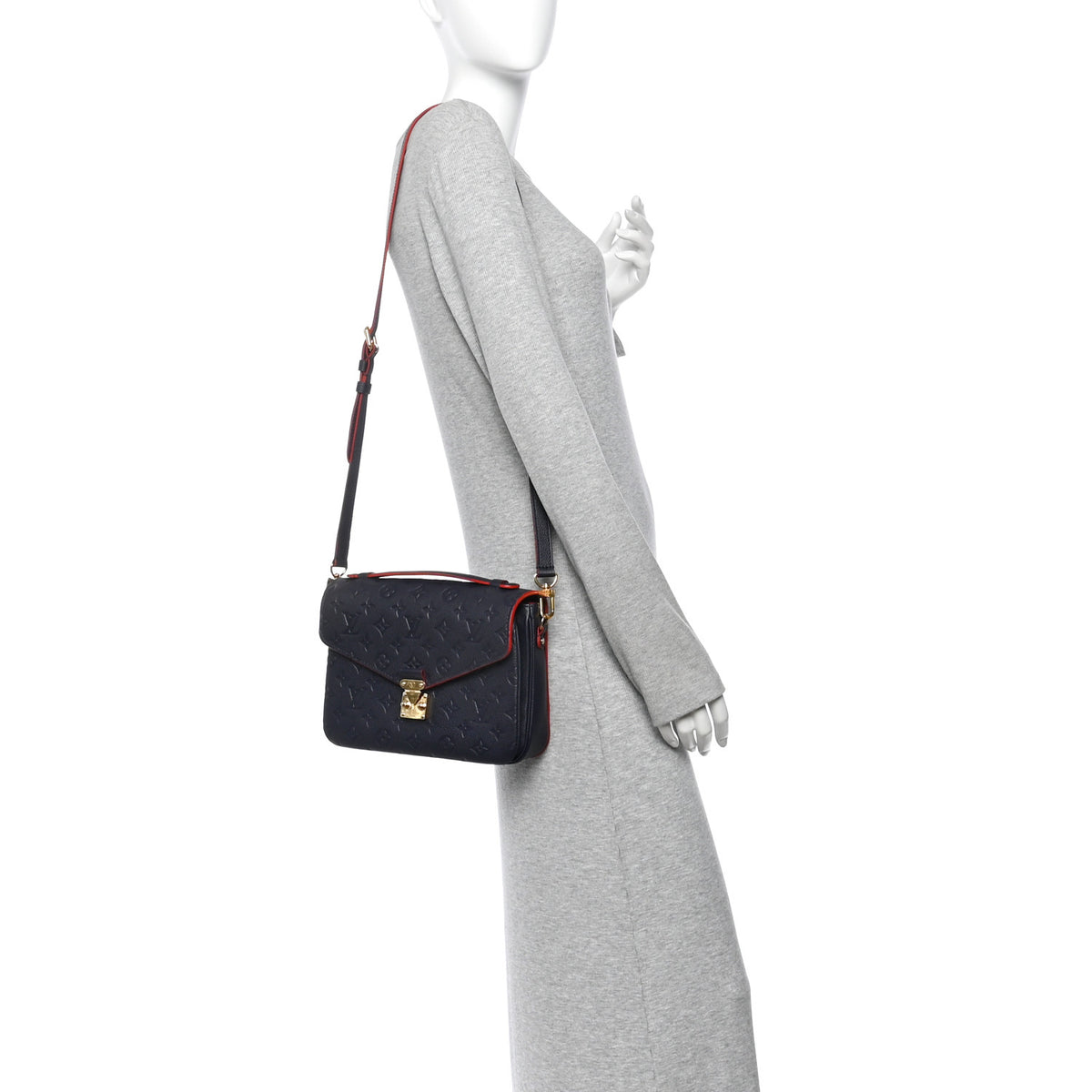 Empreinte Pochette Metis Marine Rouge