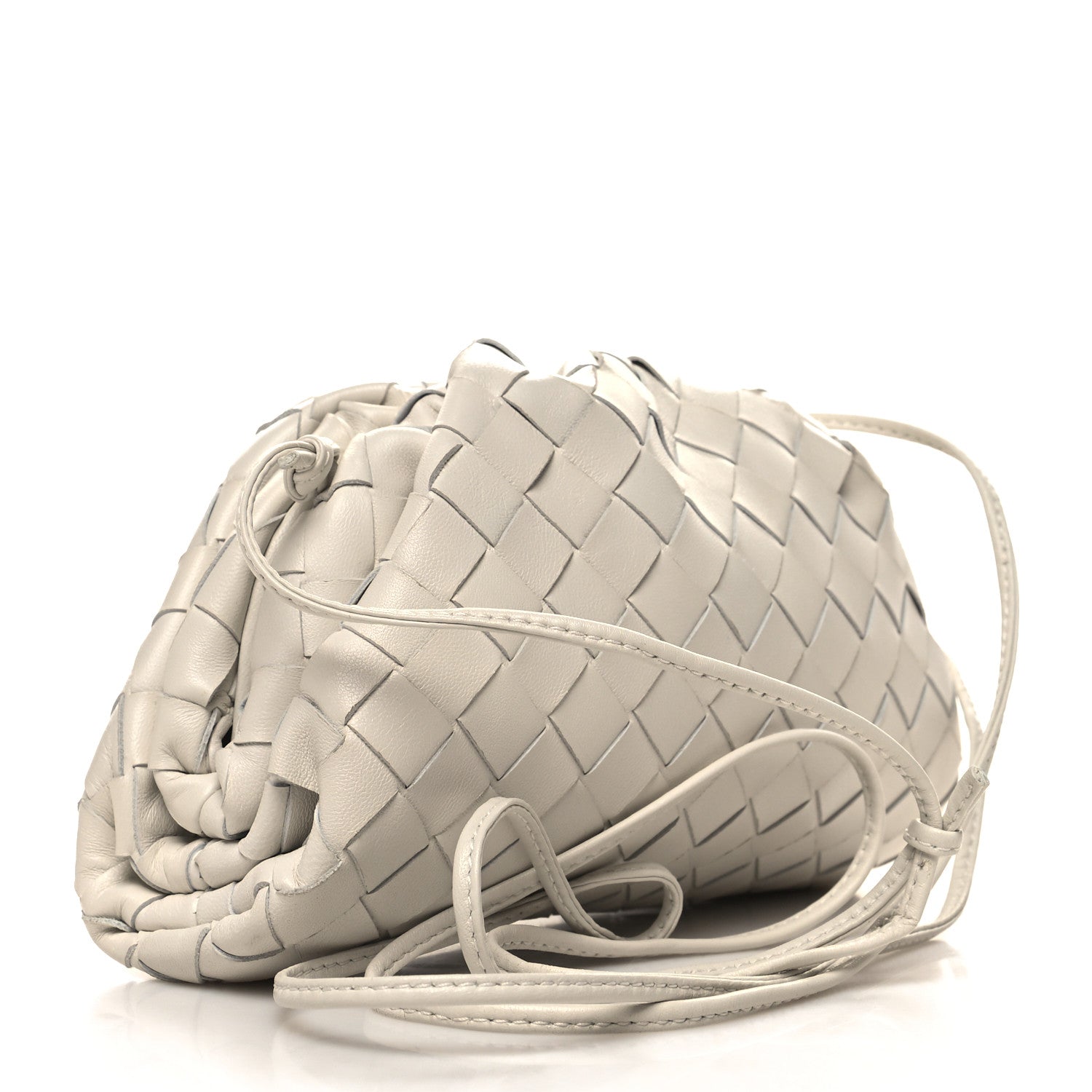 Bottega Veneta Nappa Intrecciato The Mini Pouch Chalk 3 of 12