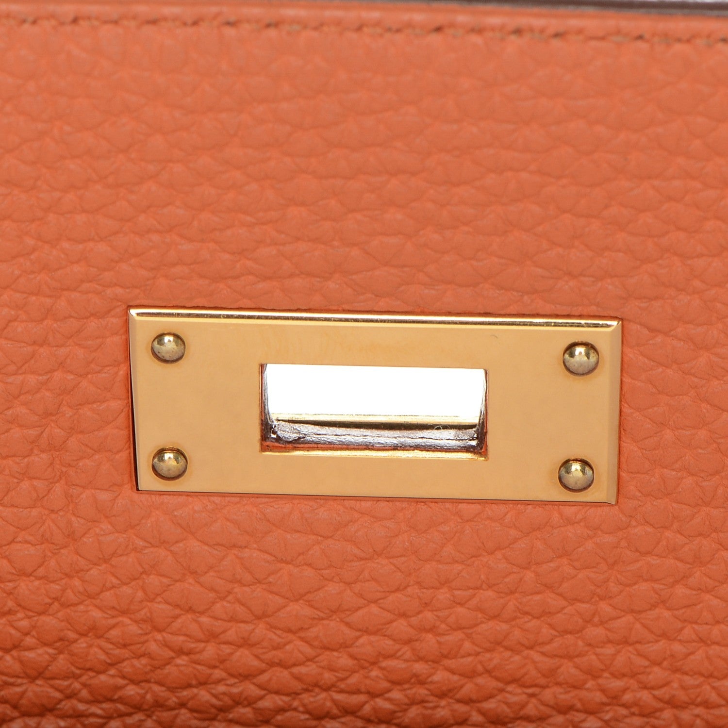 Hermes Togo Kelly Retourne 32 Orange 19 of 24