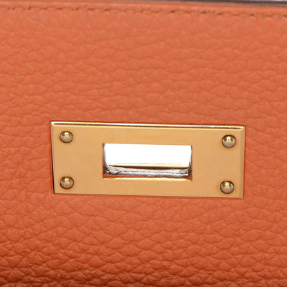 Hermes Togo Kelly Retourne 32 Orange 19 of 24