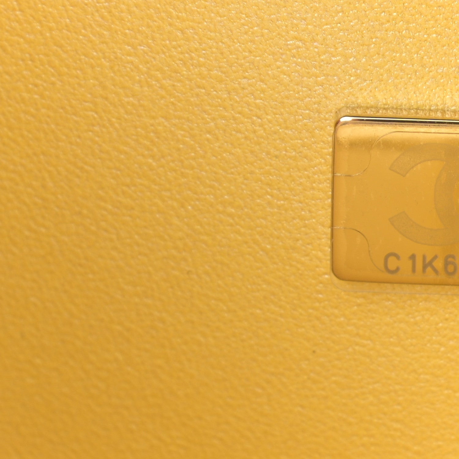 Chanel Iridescent Caviar Quilted Medium Double Flap Yellow 9 of 13