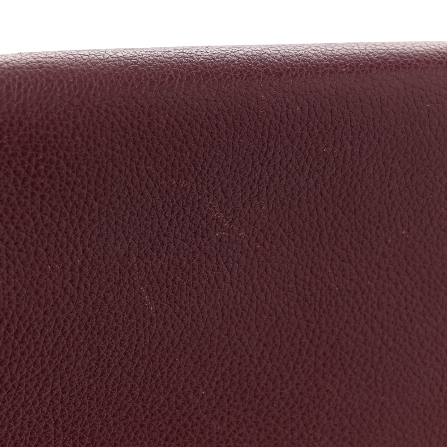 Calfskin Lockme II Top Handle Grenat Dahlia