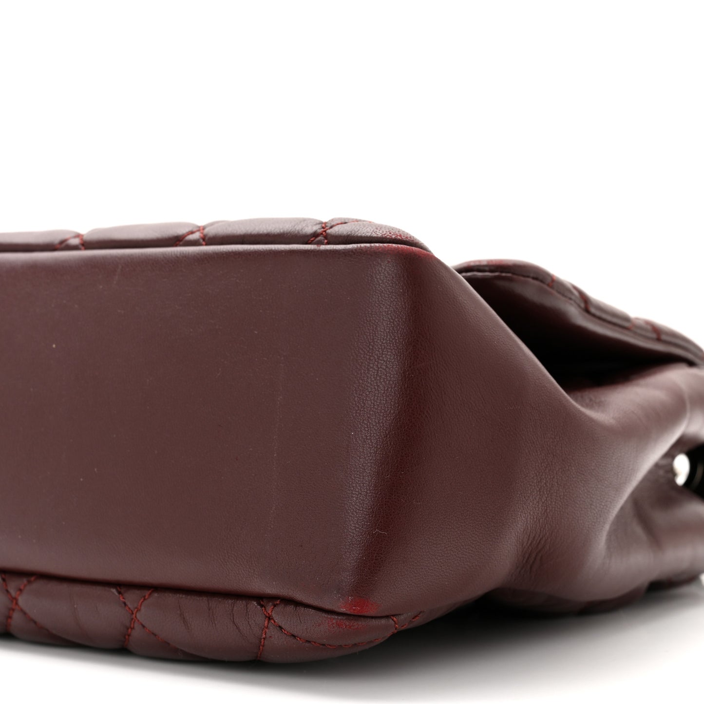 Lambskin Jumbo Coco Rain Flap Bordeaux