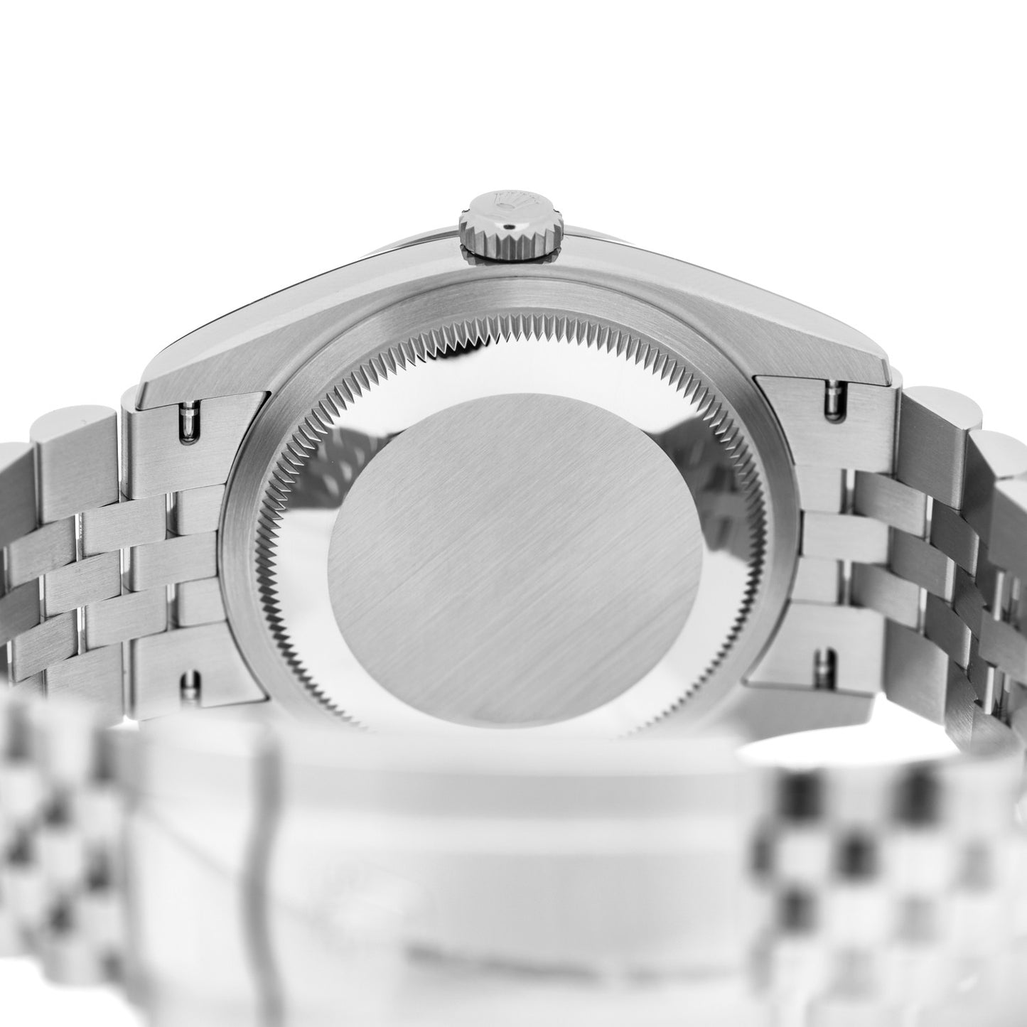 Stainless Steel 36mm Oyster Perpetual Datejust Watch Olive Green Palm 126200