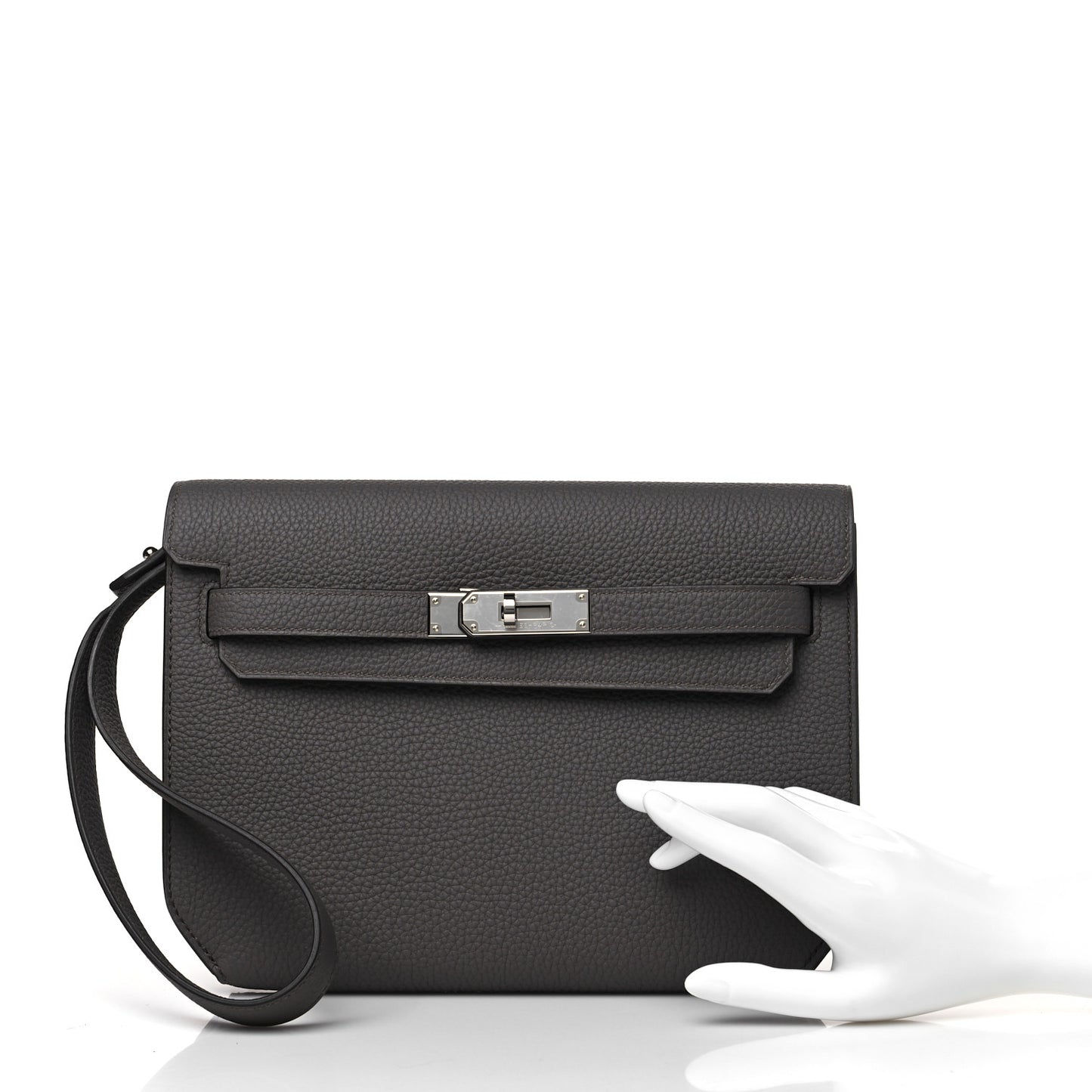 Togo Kelly Depeches 25 Pouch Etain