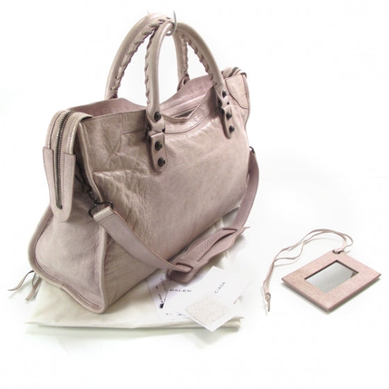 Balenciaga Agneau Classic Hardware City Bois de Rose 3 of 14