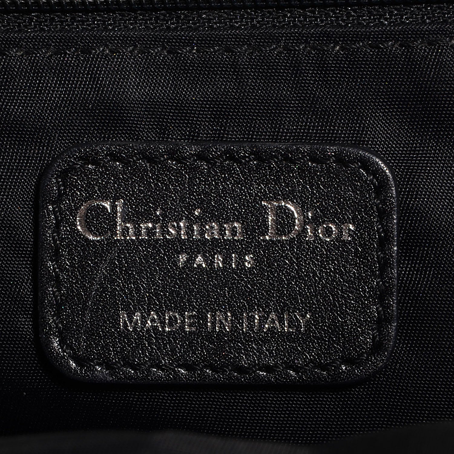 Christian Dior Satin Cannage Charming Doctors Bag Black 6 of 7