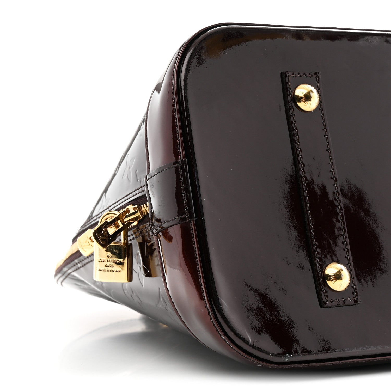 Louis Vuitton Vernis Alma GM Amarante 7 of 9