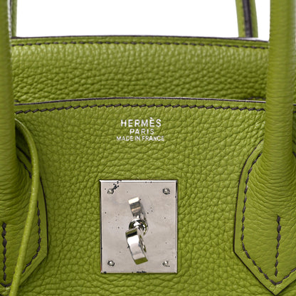 Hermes Togo Birkin 30 Vert Anis 6 of 18