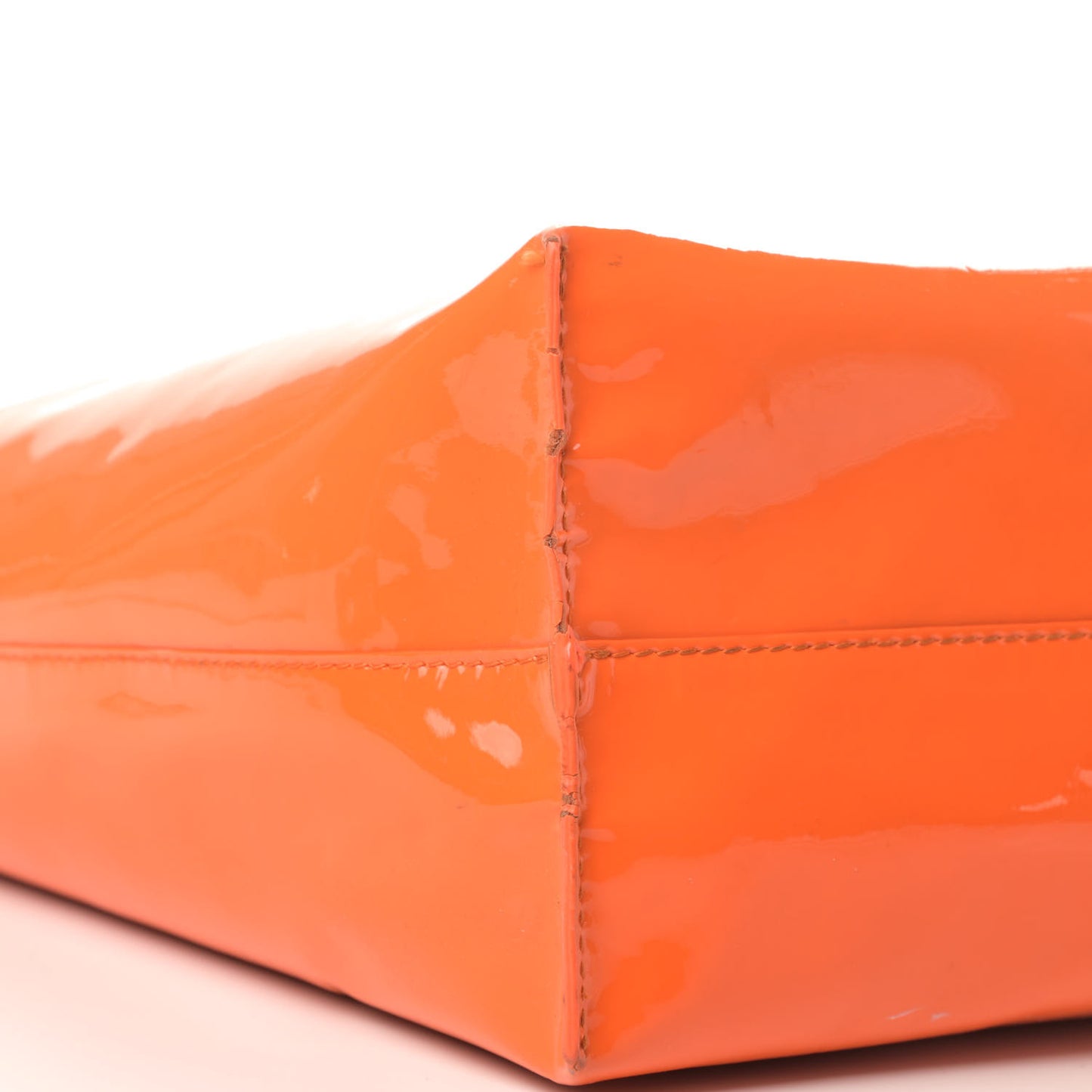 Vernice Palazzo Medusa Tote Orange