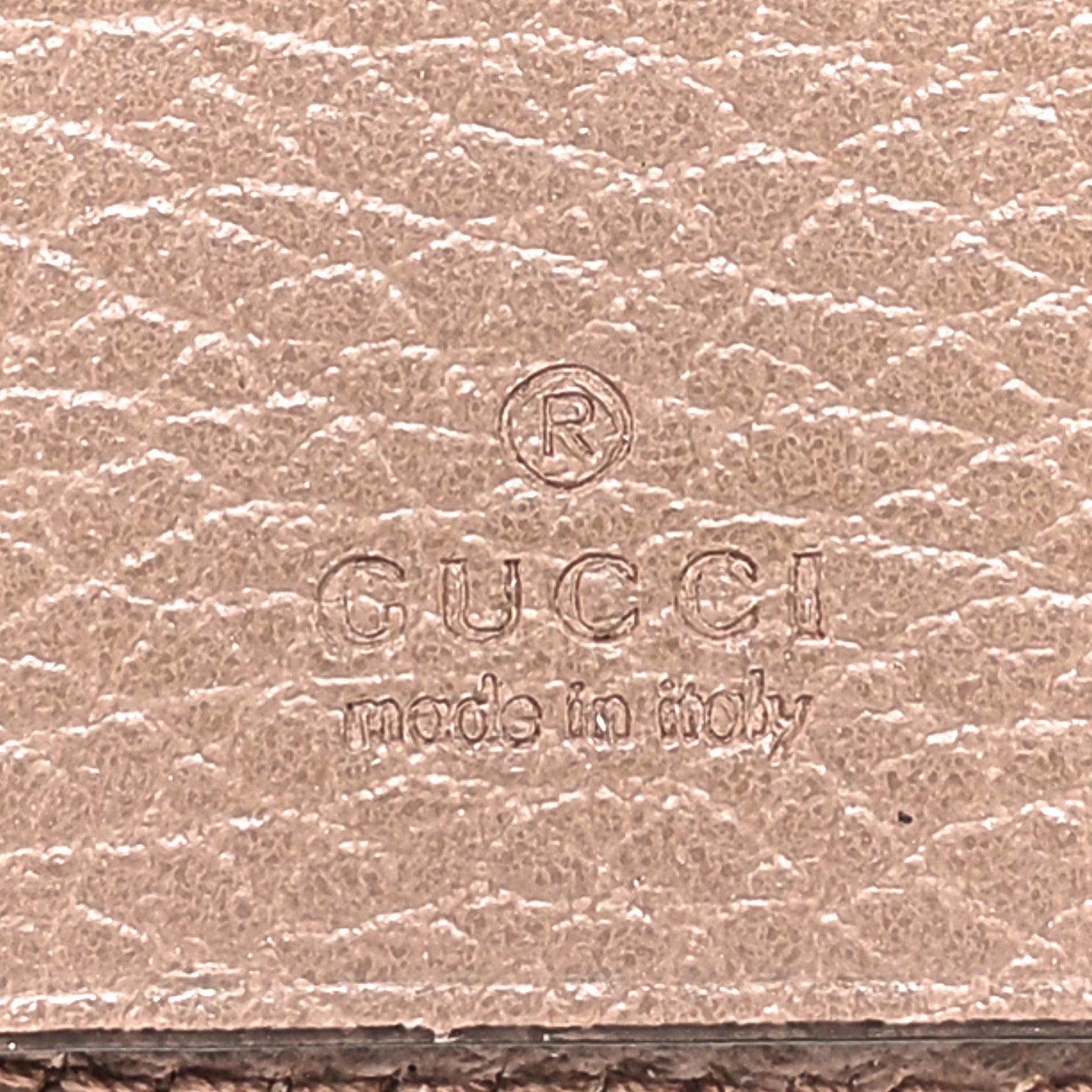 Gucci Dollar Calfskin GG Supreme Monogram GG Marmont 6 Key Holder Case Porcelain Rose Beige Ebony 6 of 7