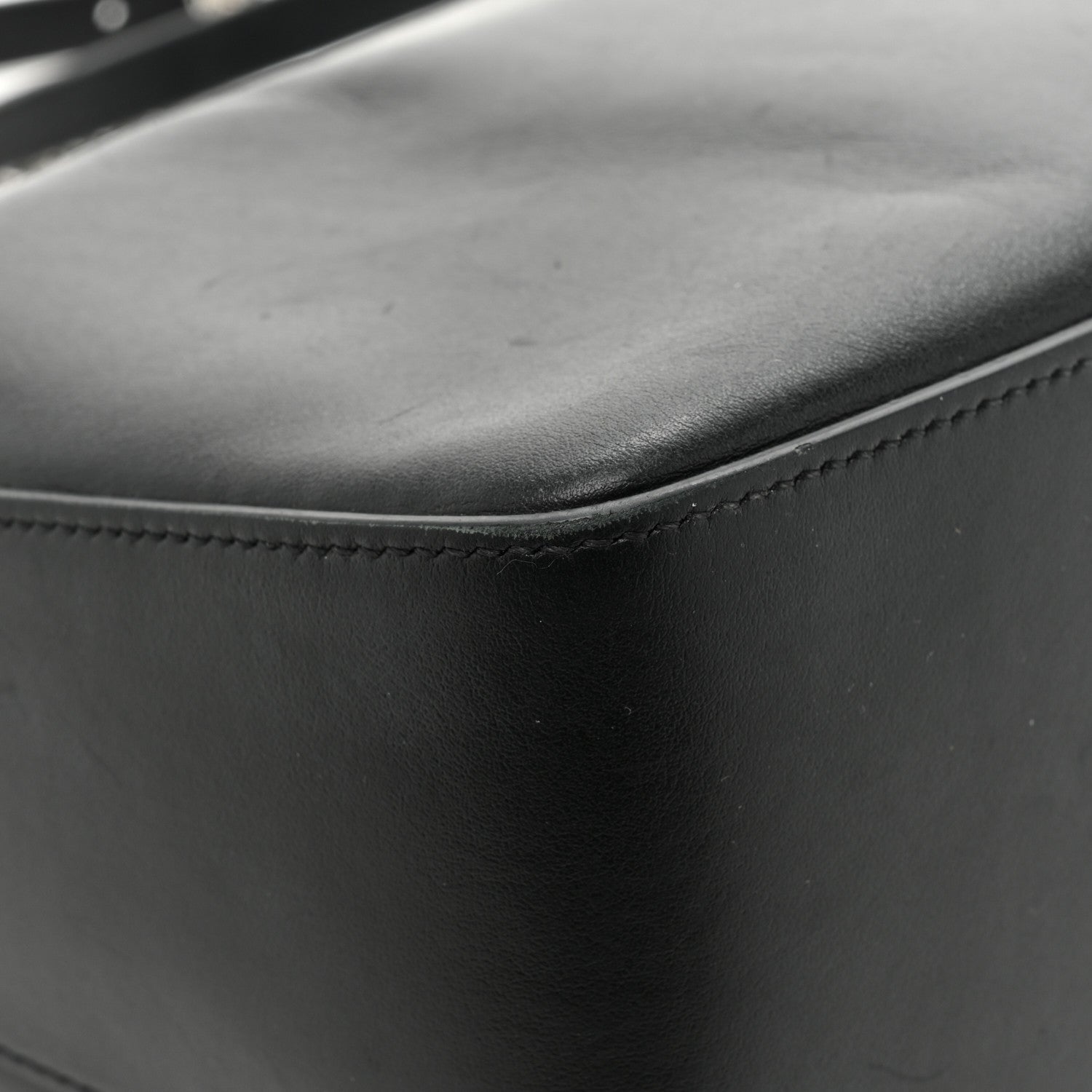 Givenchy Smooth Calfskin Small Moon Cut Out Shoulder Bag Black 13 of 16