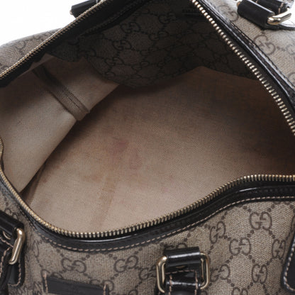 Gucci GG Plus Monogram Tattoo Heart Medium Joy Boston Dark Brown 6 of 8