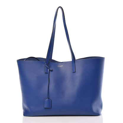 Saint Laurent Calfskin Large Shopping Tote Ultramarine 3 of 12