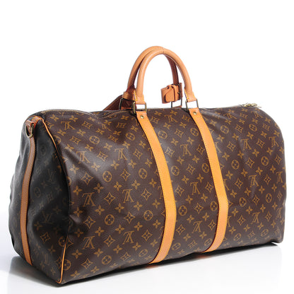 Louis Vuitton Monogram Keepall Bandouliere 55 3 of 8