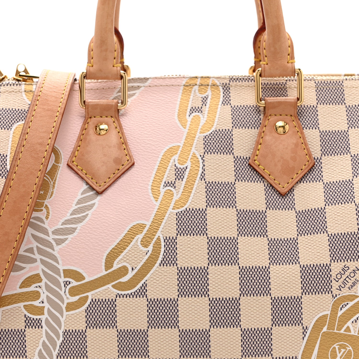 Louis Vuitton Damier Azur Nautical Speedy Bandouliere 25 7 of 11