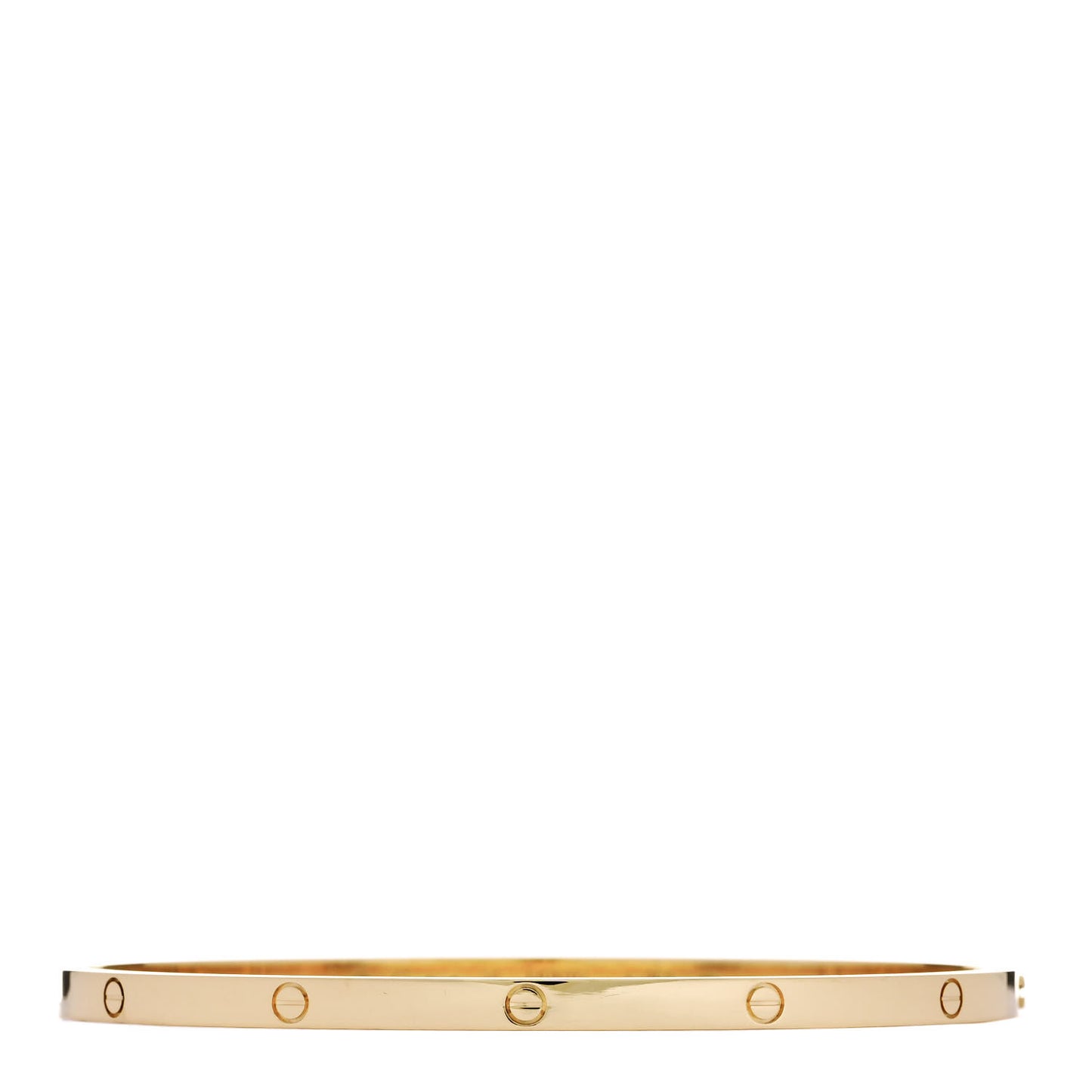 18K Yellow Gold Small LOVE Bracelet 20