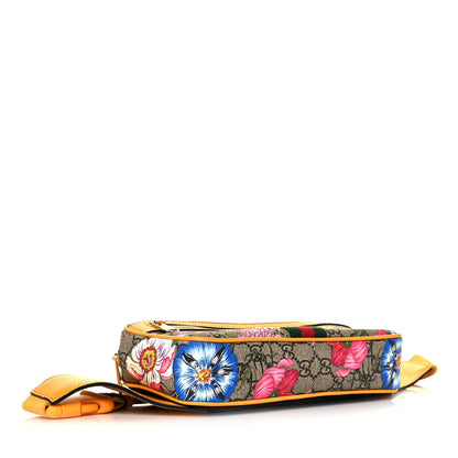 Gucci GG Supreme Monogram Flora Medium Ophidia Belt Bag Beige Multicolor Crop 4 of 12