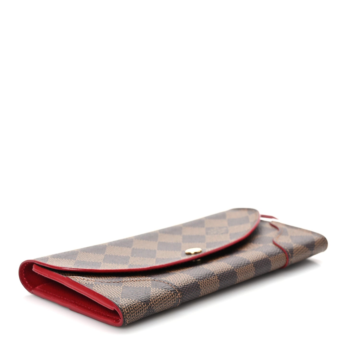 Damier Ebene Caissa Wallet Cherry