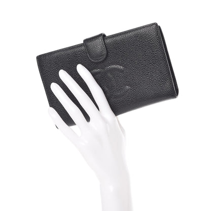 Chanel Caviar Timeless CC French Wallet Black 2 of 8