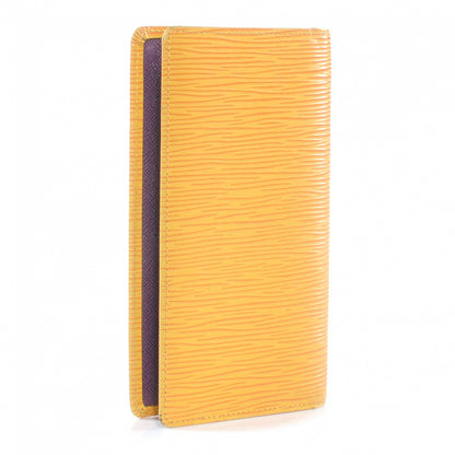 Louis Vuitton Epi Checkbook Cover Yellow 3 of 8