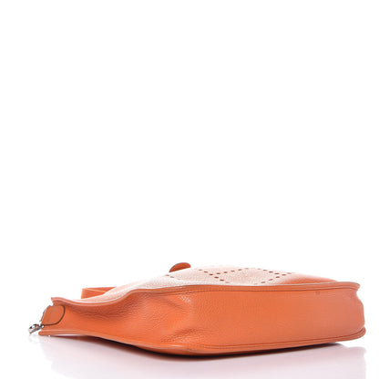 Hermes Taurillon Clemence Evelyne PM Orange 4 of 17