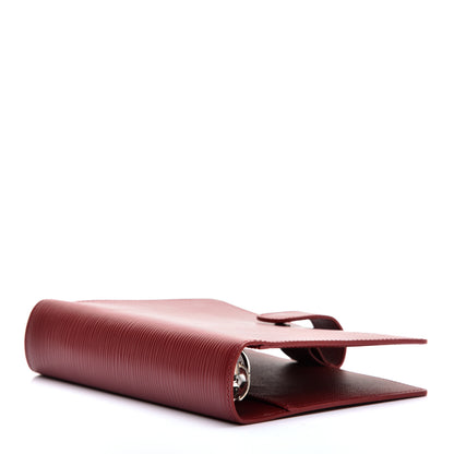 Louis Vuitton Epi Medium Ring Agenda Cover Rubis 4 of 6