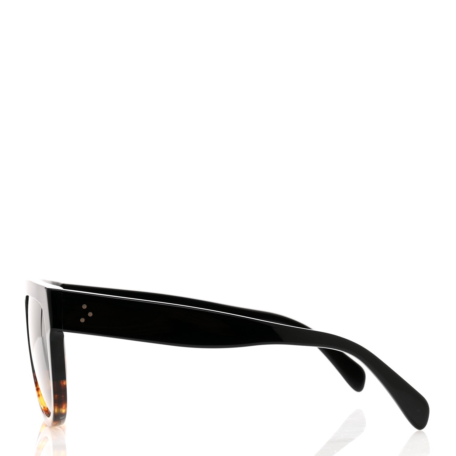 Celine Shadow Sunglasses CL 41026/S Black Havana 3 of 6