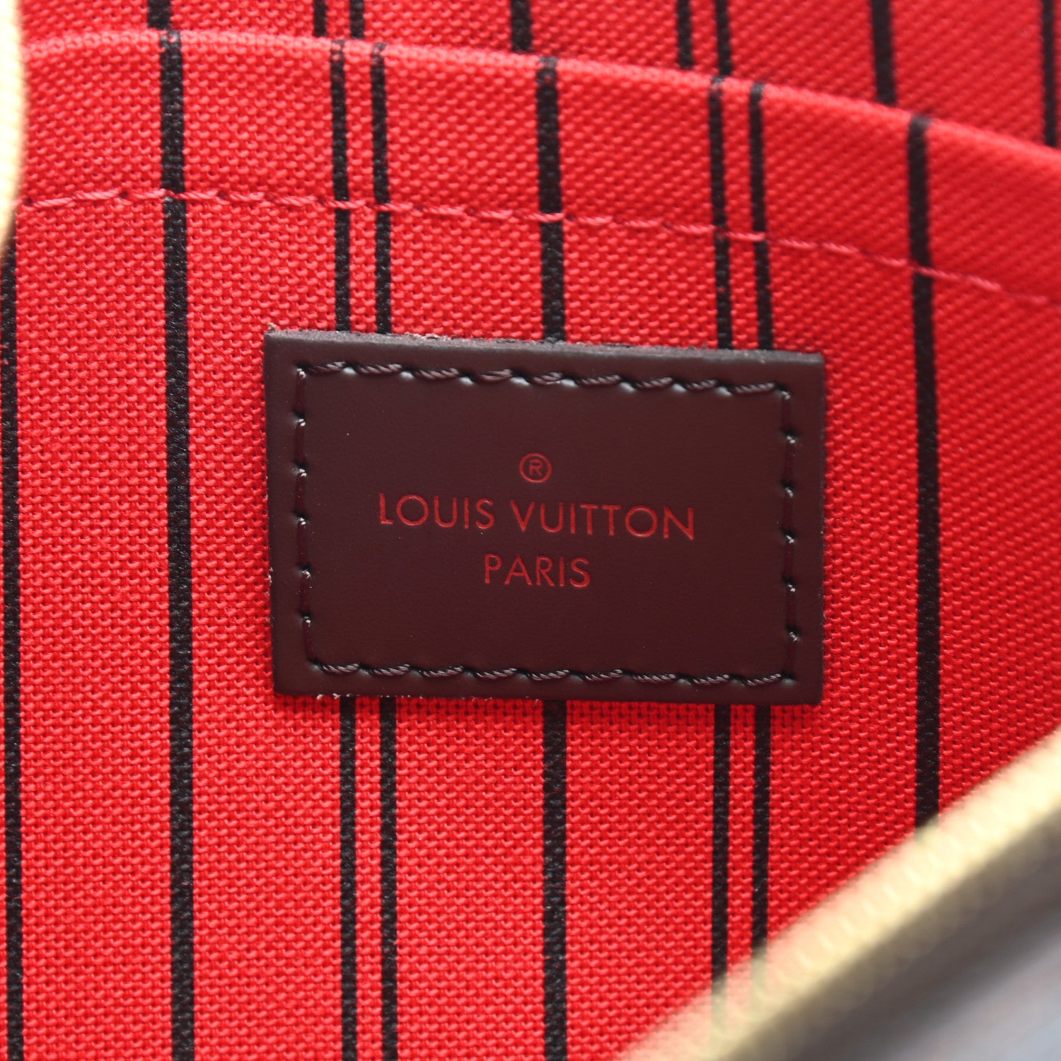 Louis Vuitton Damier Ebene Neverfull MM GM Pochette 6 of 9