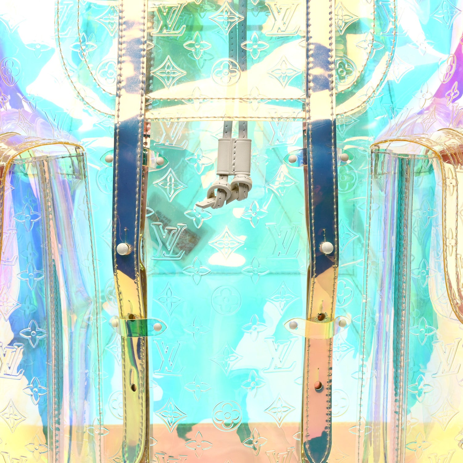 Louis Vuitton PVC Monogram Christopher Backpack GM Iridescent Prism 1872685 – FASHIONPHILE